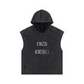 Snow Washed Boxy Hooded Tank Top