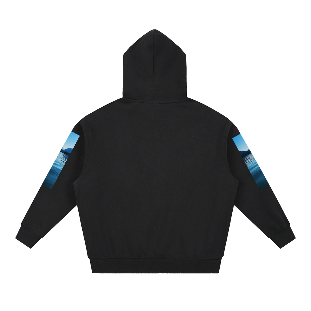 LW 123 Oversized Boxy Fit Fleece Hoodie
