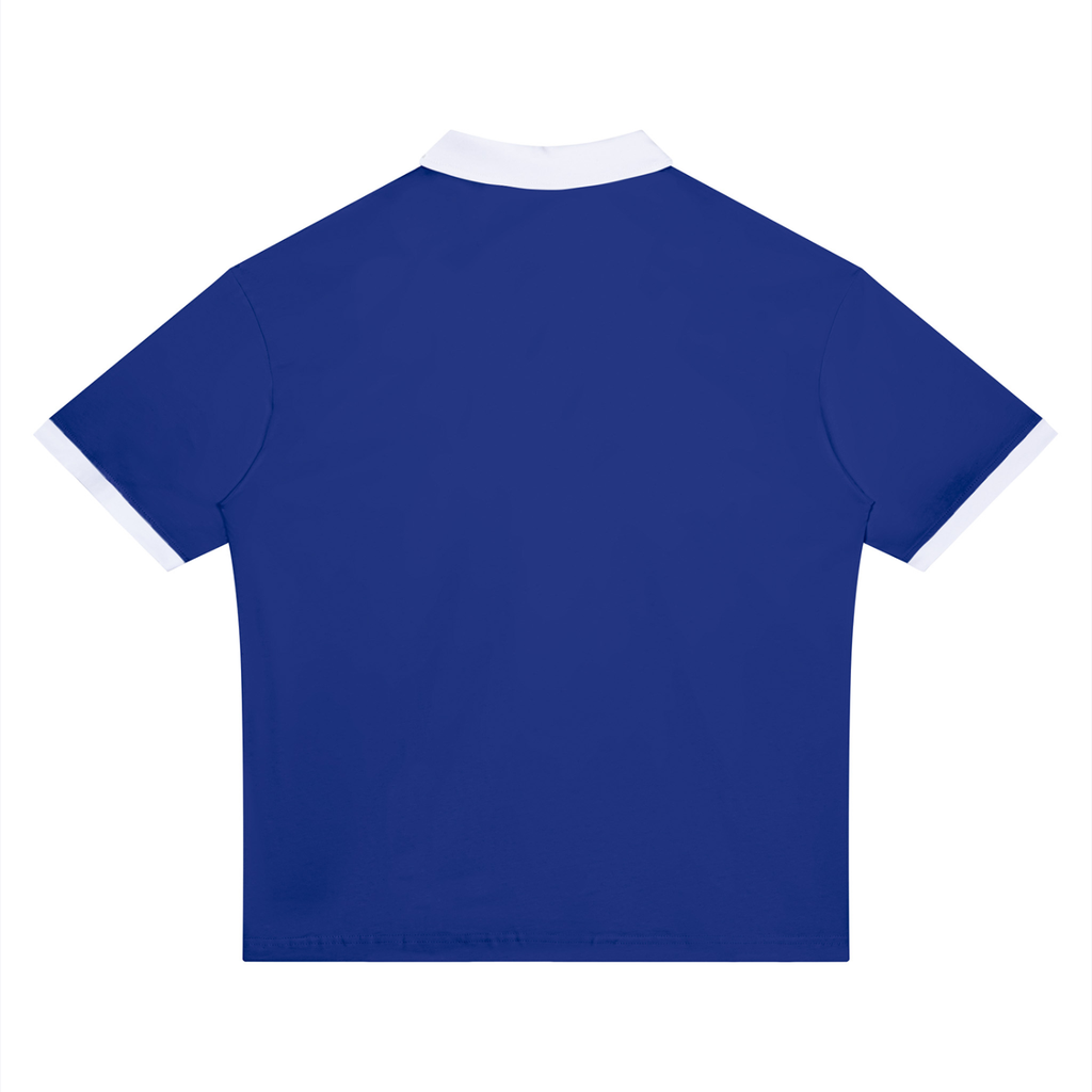 LW 123  Color Block Polo Shirt