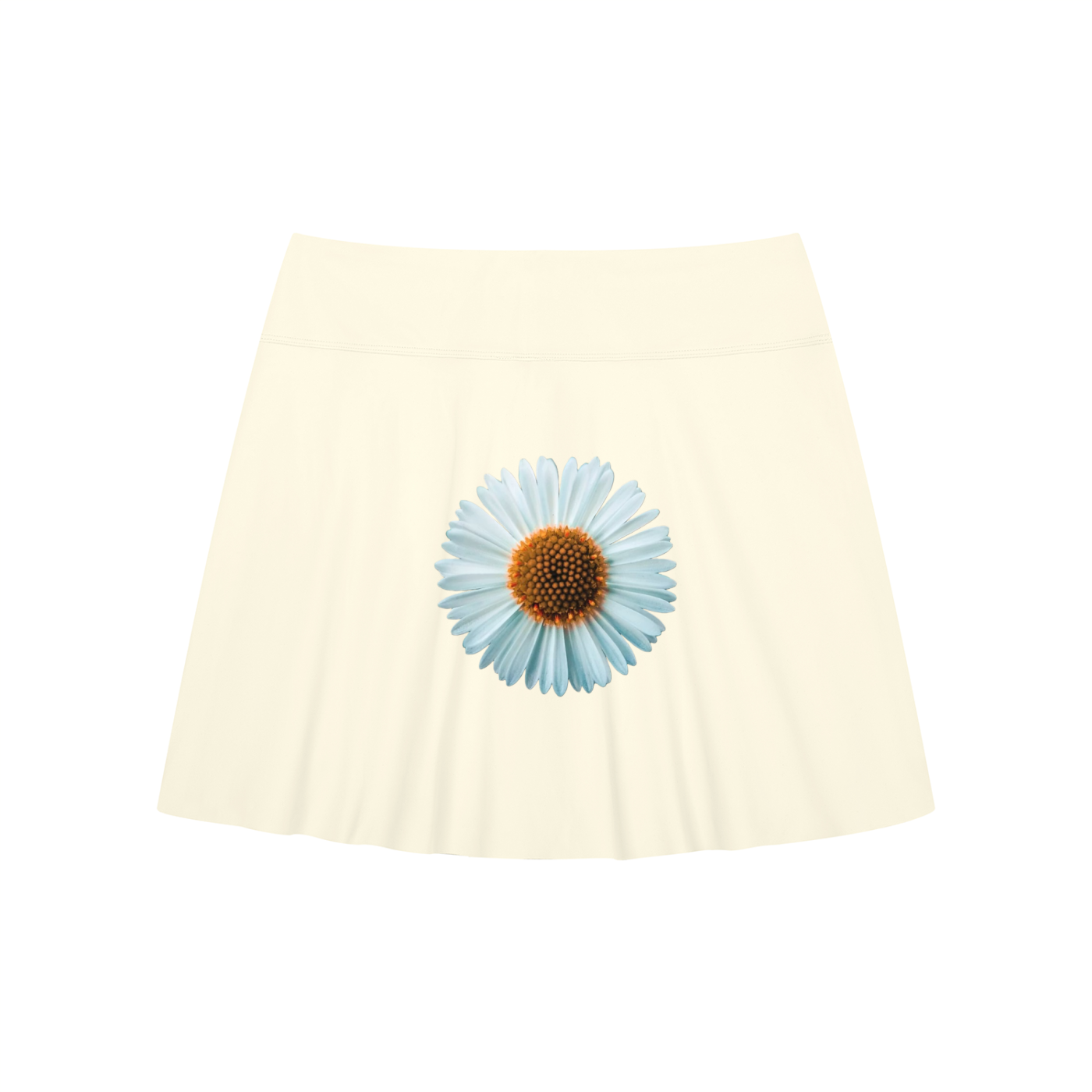 Women's A-Line Contrast Panel Slit Skirt