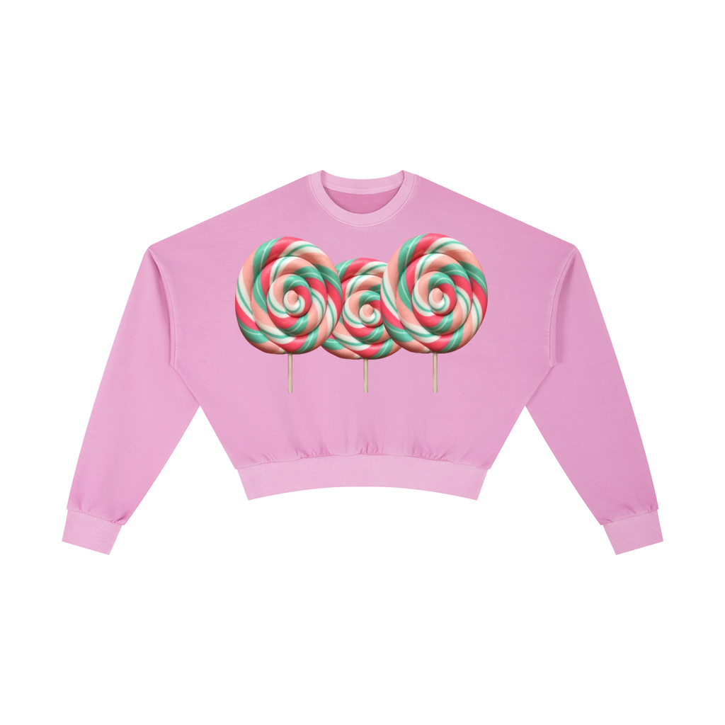 Vintage Washed Cropped Sweatshirt
