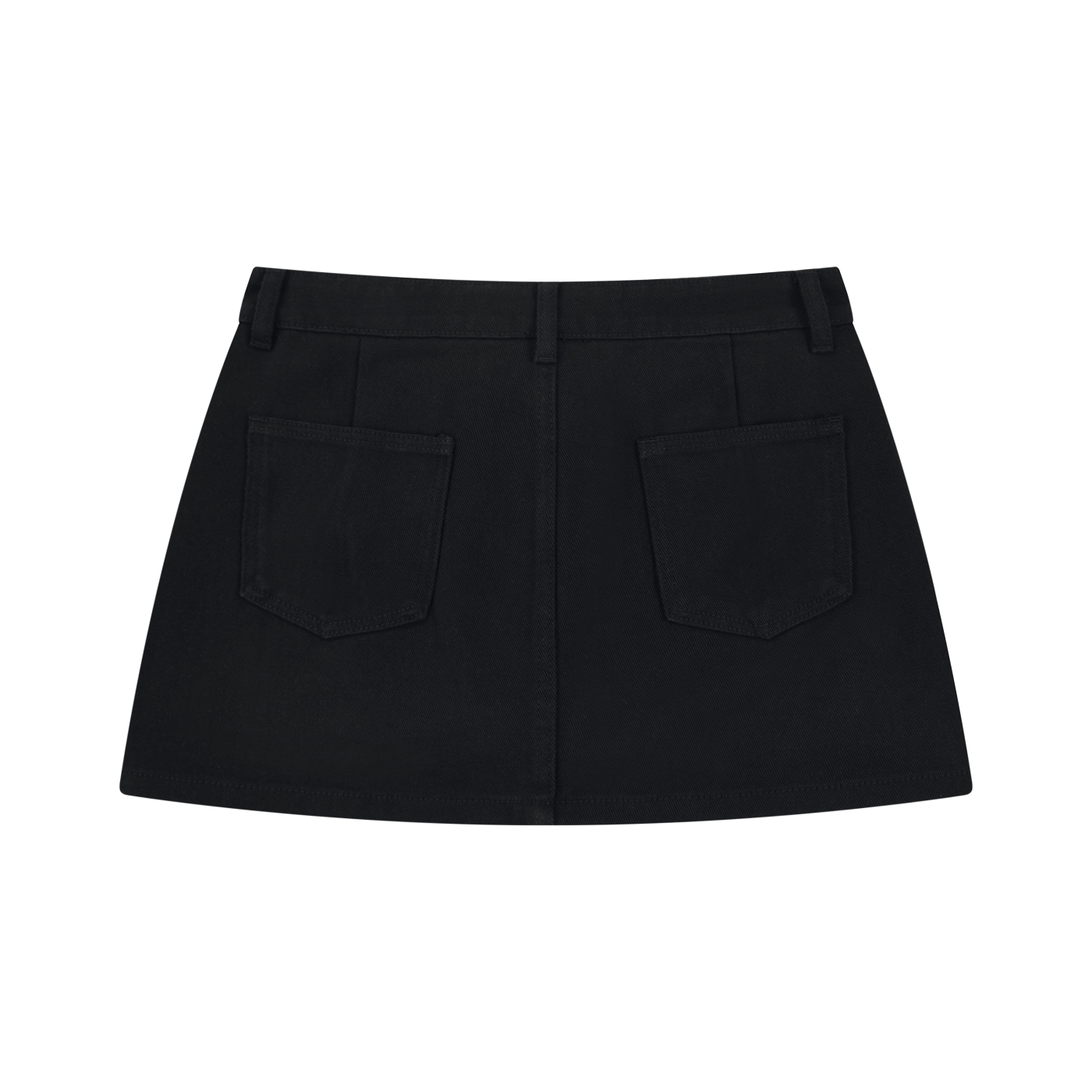 LW 123 Women's Studded Denim Mini Skirt
