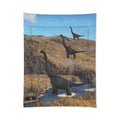 LW 123 Dinosaur Brontosaurus Comforter – Realistic Jurassic Landscape Bedding for Kids & Dino Fans