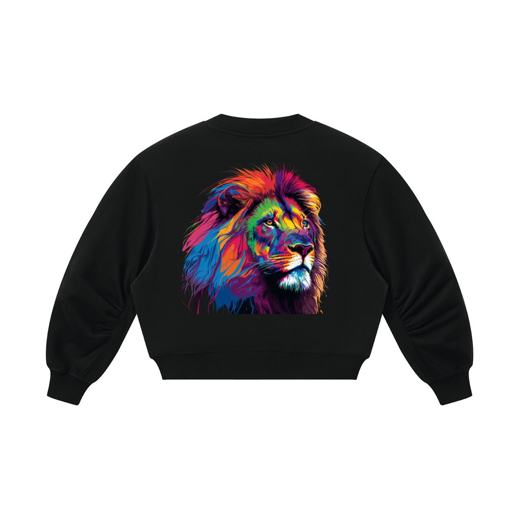 LW 123 Women’s Crop V-Neck Sweatshirt