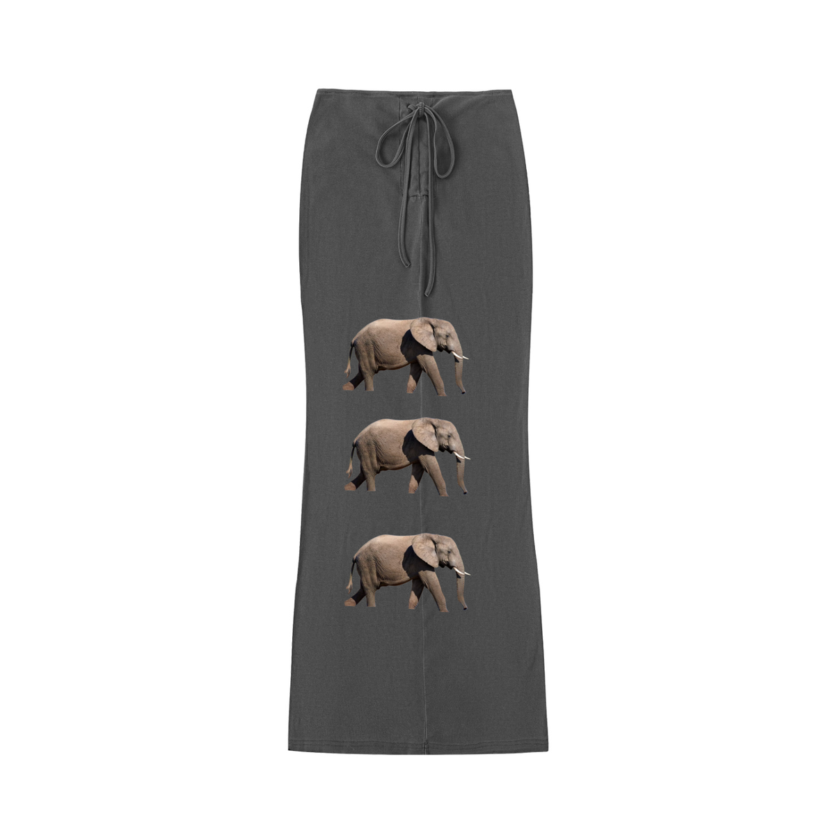 LW 123 Drawstring Maxi Skirt