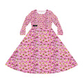 LW 123 Women's Long Sleeve Dance Dress (AOP)