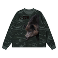Unisex Waffle Boxy Long Sleeve T-Shirt