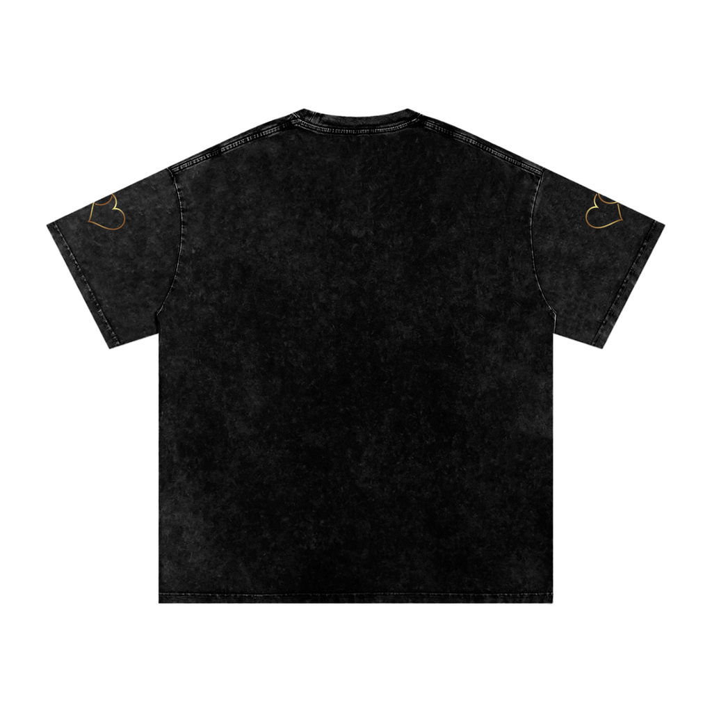 LW 123 Snow Washed Oversized Cotton T-Shirt