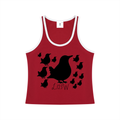 Women's Color Block Cropped Tank Top