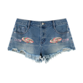 LW 123 Raw Hem Denim Shorts