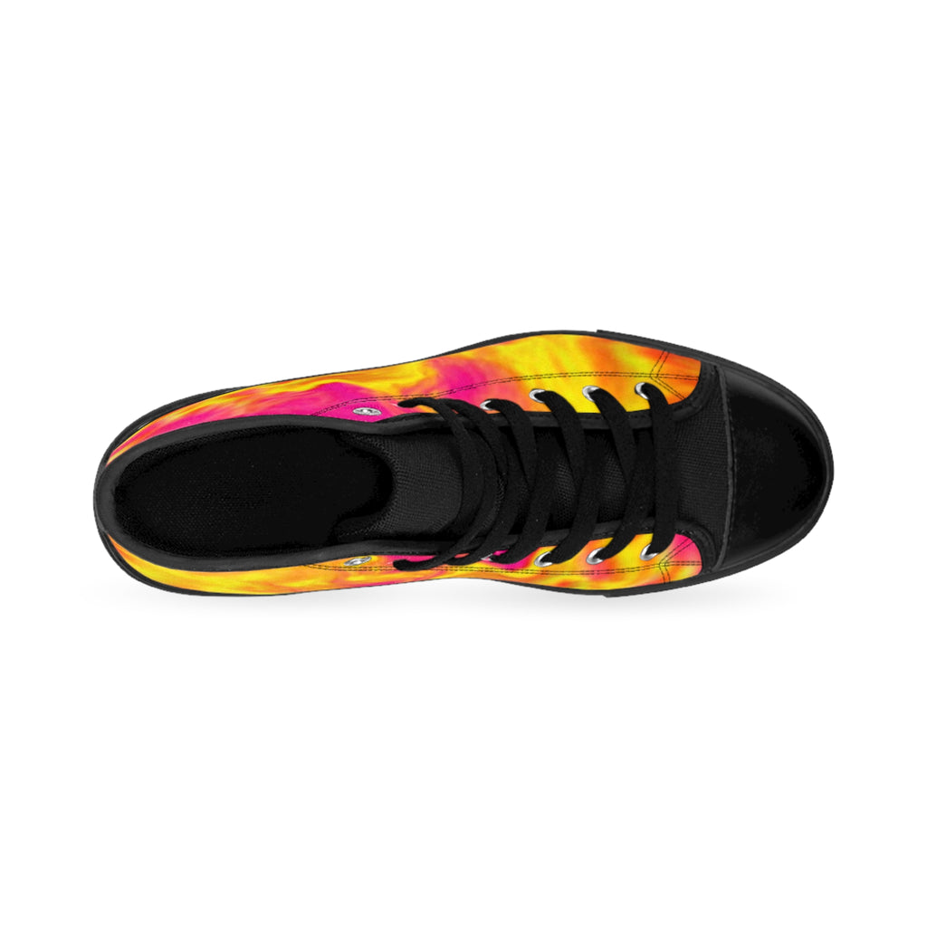 LW 123 High-Top Flame Sneakers