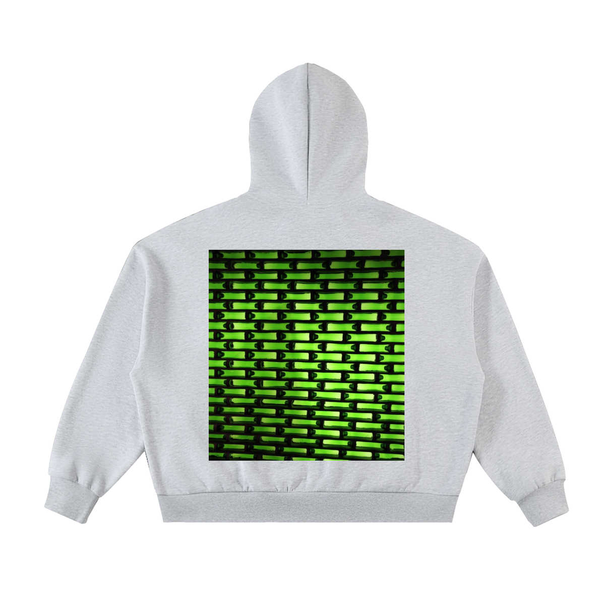LW 123 Fleeced Full-Zip Boxy Hoodie