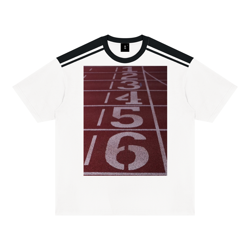 LW 123 Color Block Loose T-Shirt