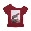 LW 123 Women’s Off-the-Shoulder T-Shirt