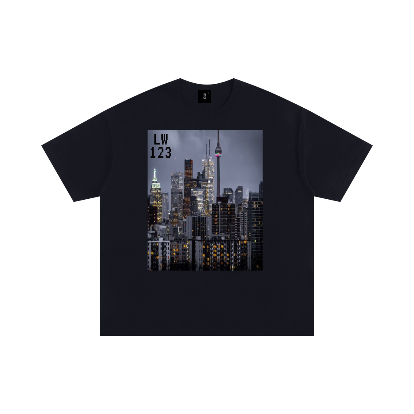 LW 123  Oversized Cotton T-Shirt