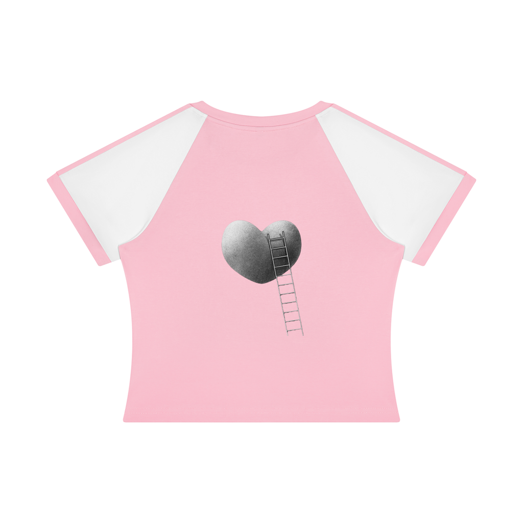 LW 123 Women’s Slim Raglan Color Block T-Shirt