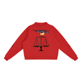 LW 123 Fleece Mock-Neck Crew Sweatshirt