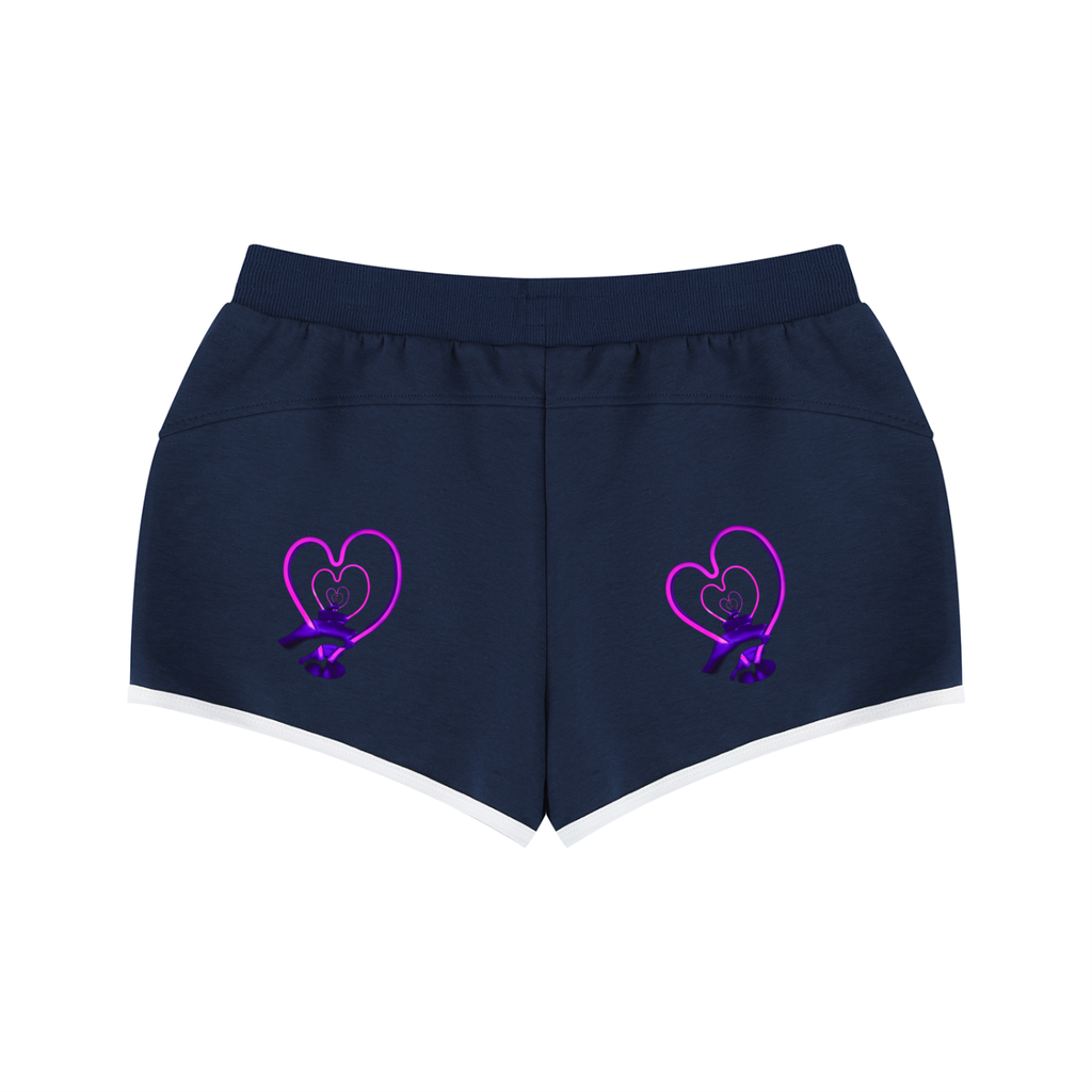 LW 123 Women's Retro Contrast Binding Shorts