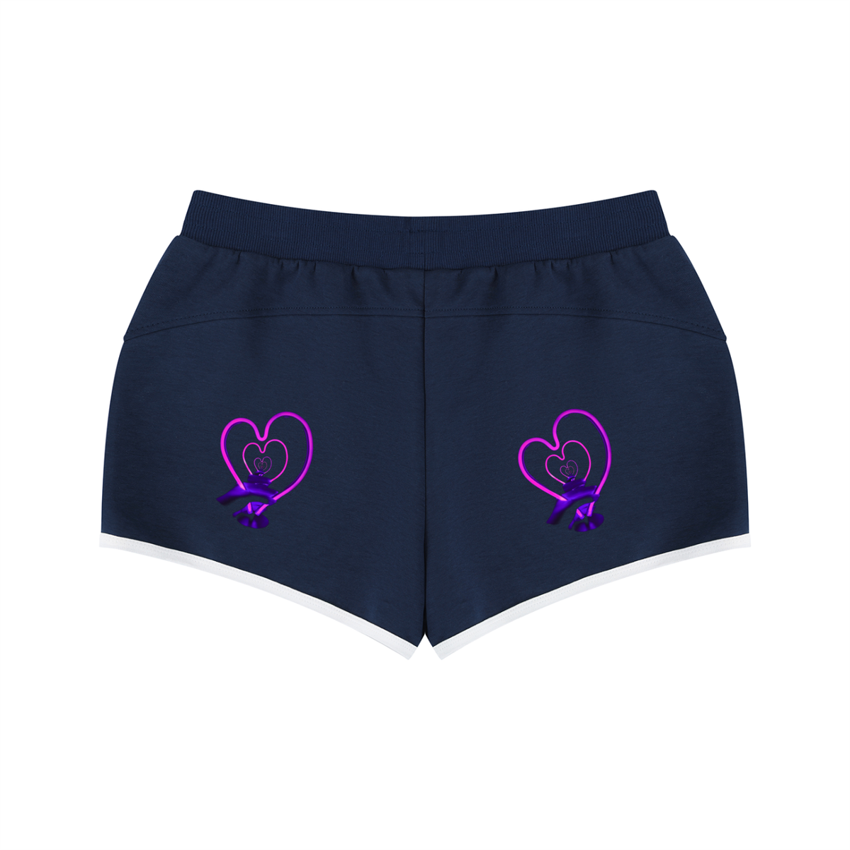 LW 123 Women's Retro Contrast Binding Shorts