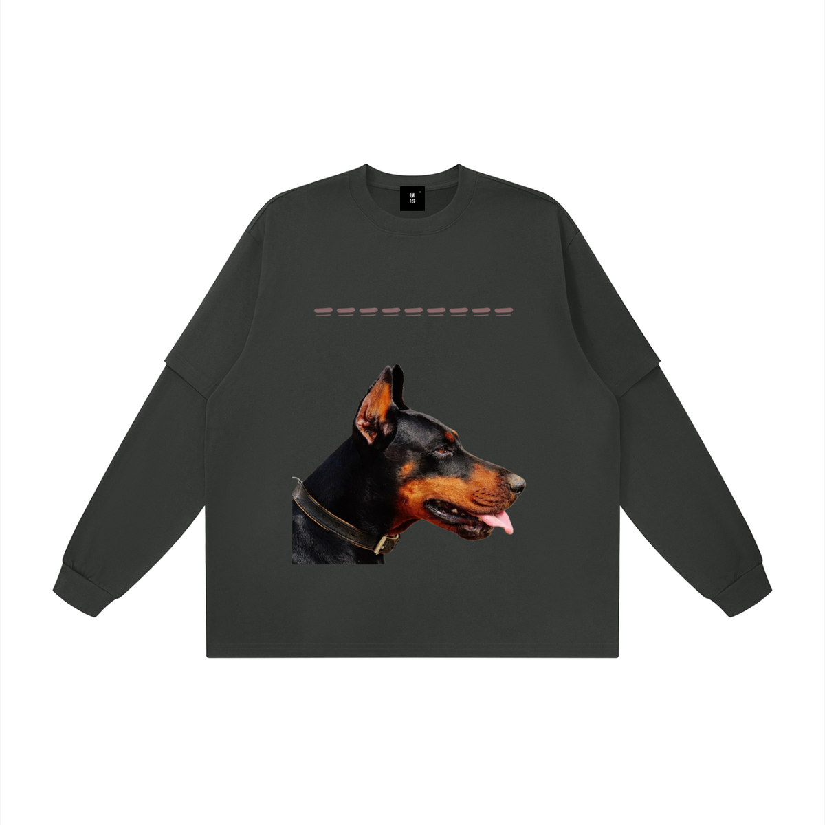 LW 123  Layered Oversized T-Shirt