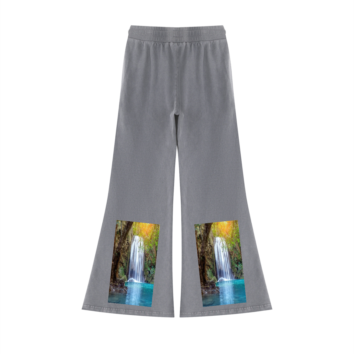 LW 123 Vintage Wash Flared Sweatpants