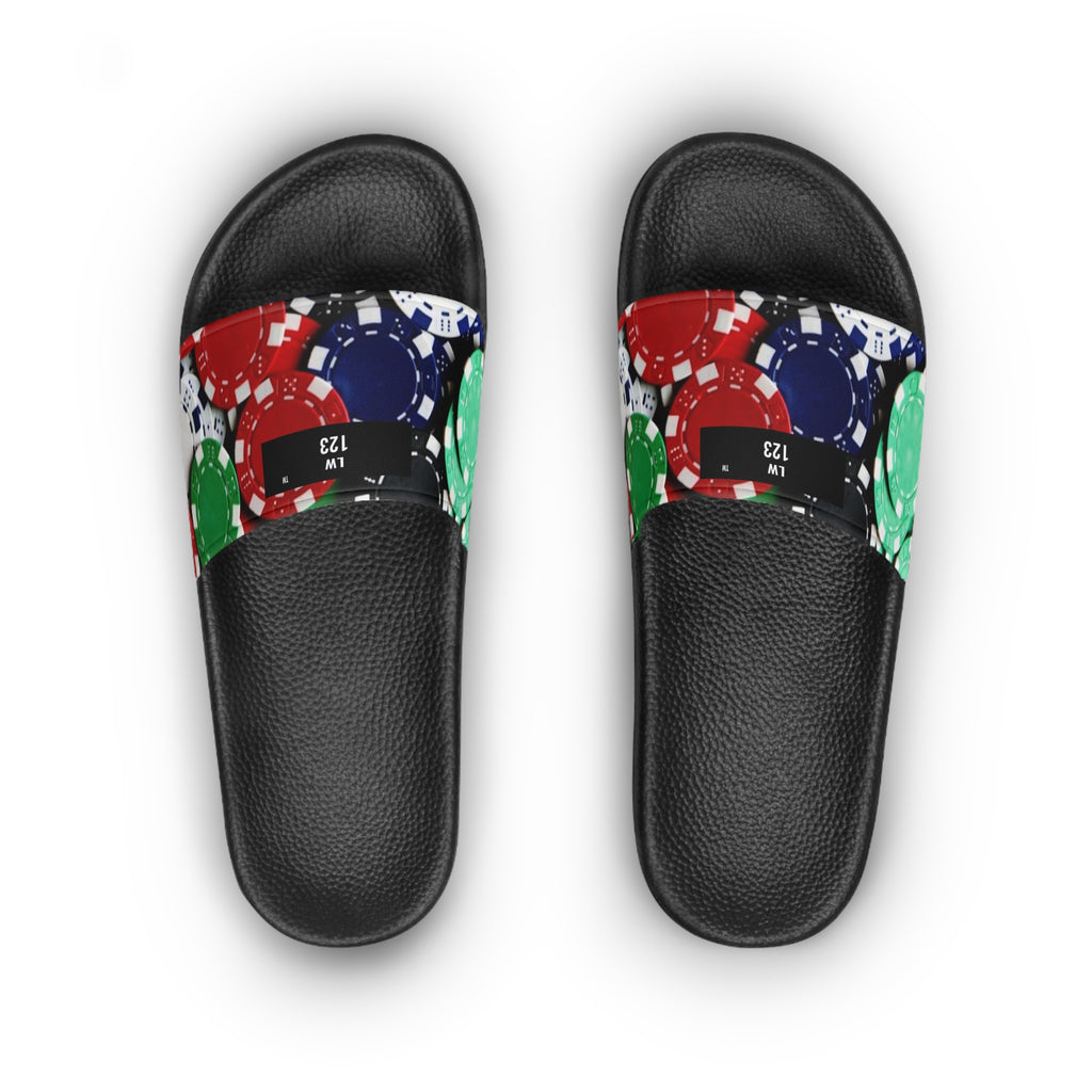 LW 123 Poker Chips Slide Sandals