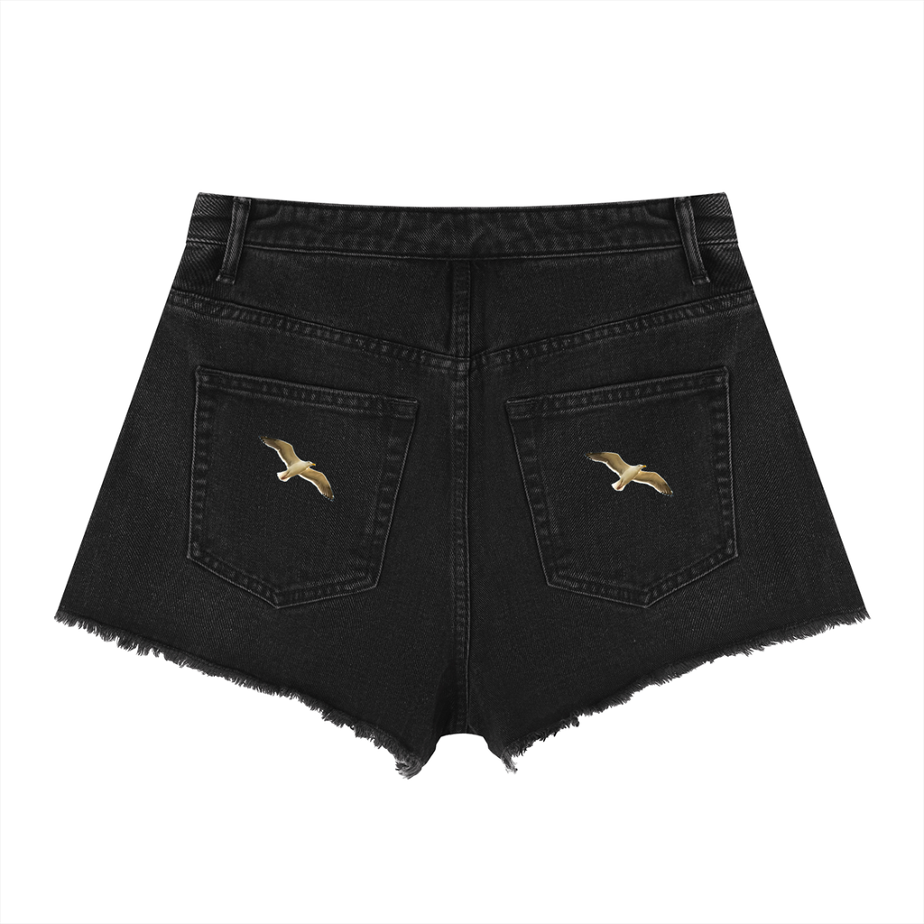 LW 123  High Rise Denim Shorts