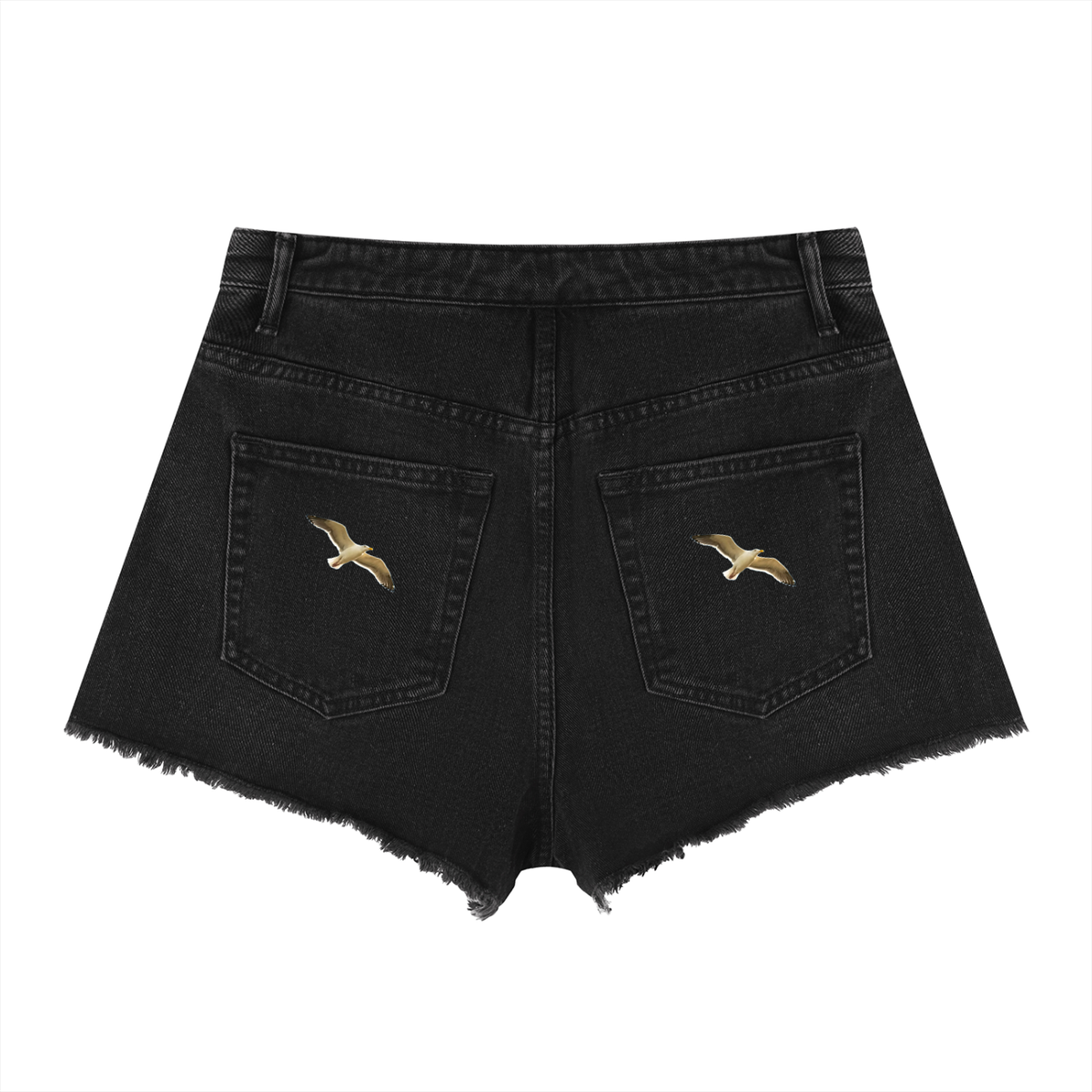 LW 123  High Rise Denim Shorts