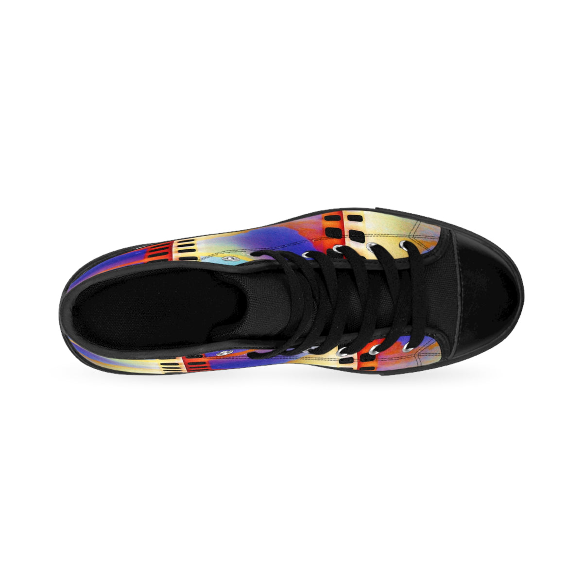 LW 123 Film Strip Retro High-Top Sneakers