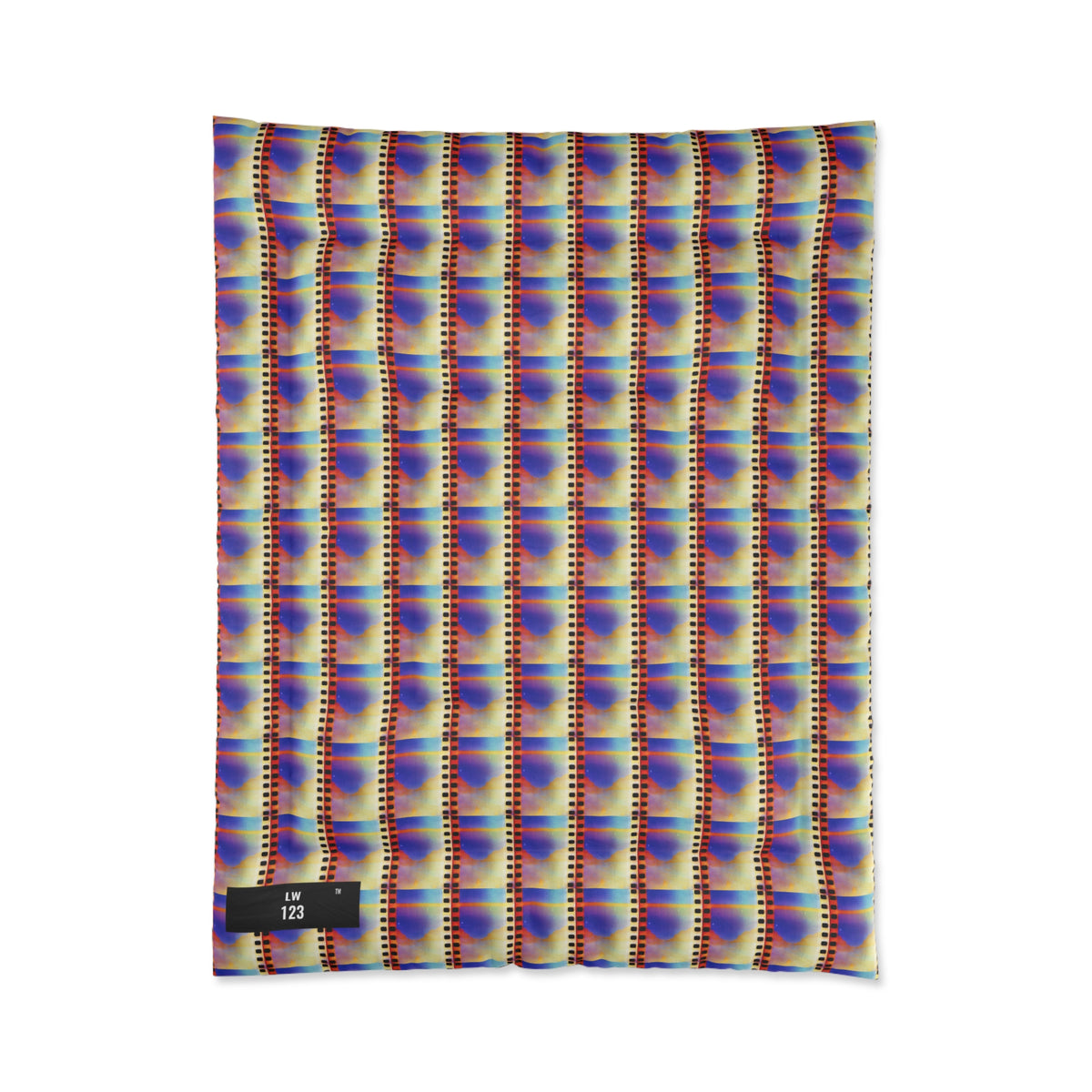 LW 123 Psychedelic Grid Comforter