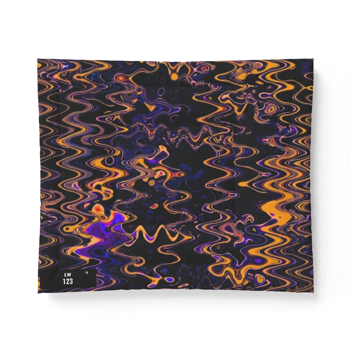 LW 123 Abstract Wave Cotton Comforter