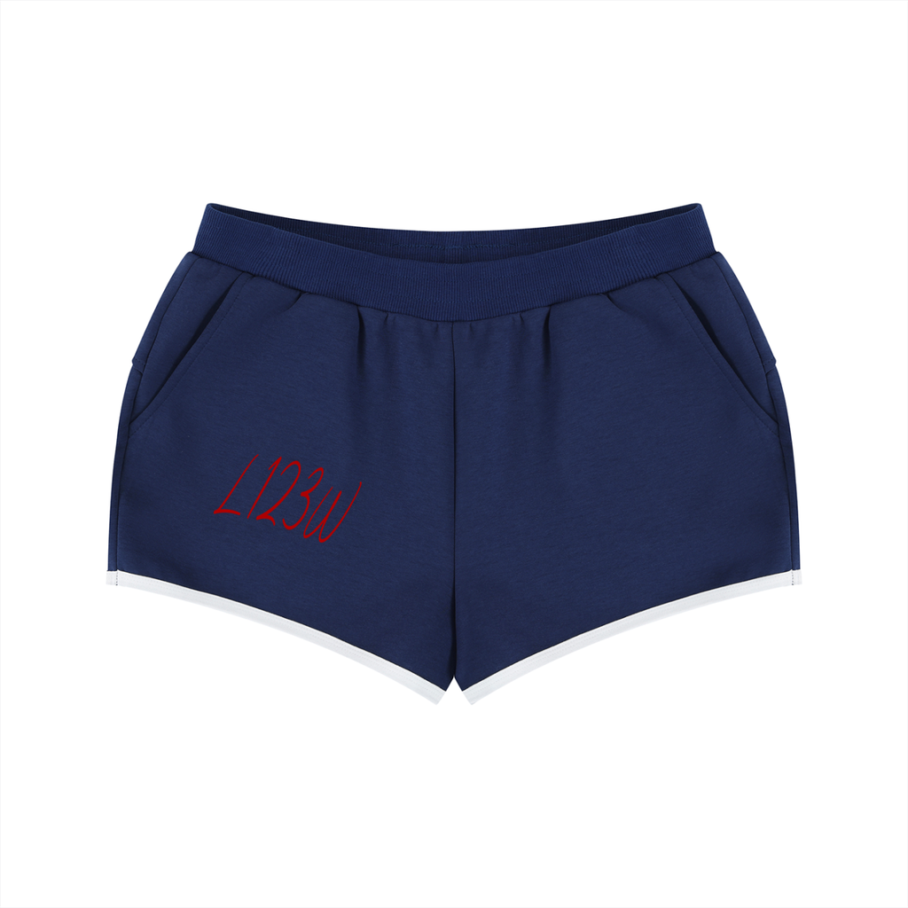 Women's Retro Contrast Binding Shorts