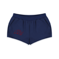 Women's Retro Contrast Binding Shorts
