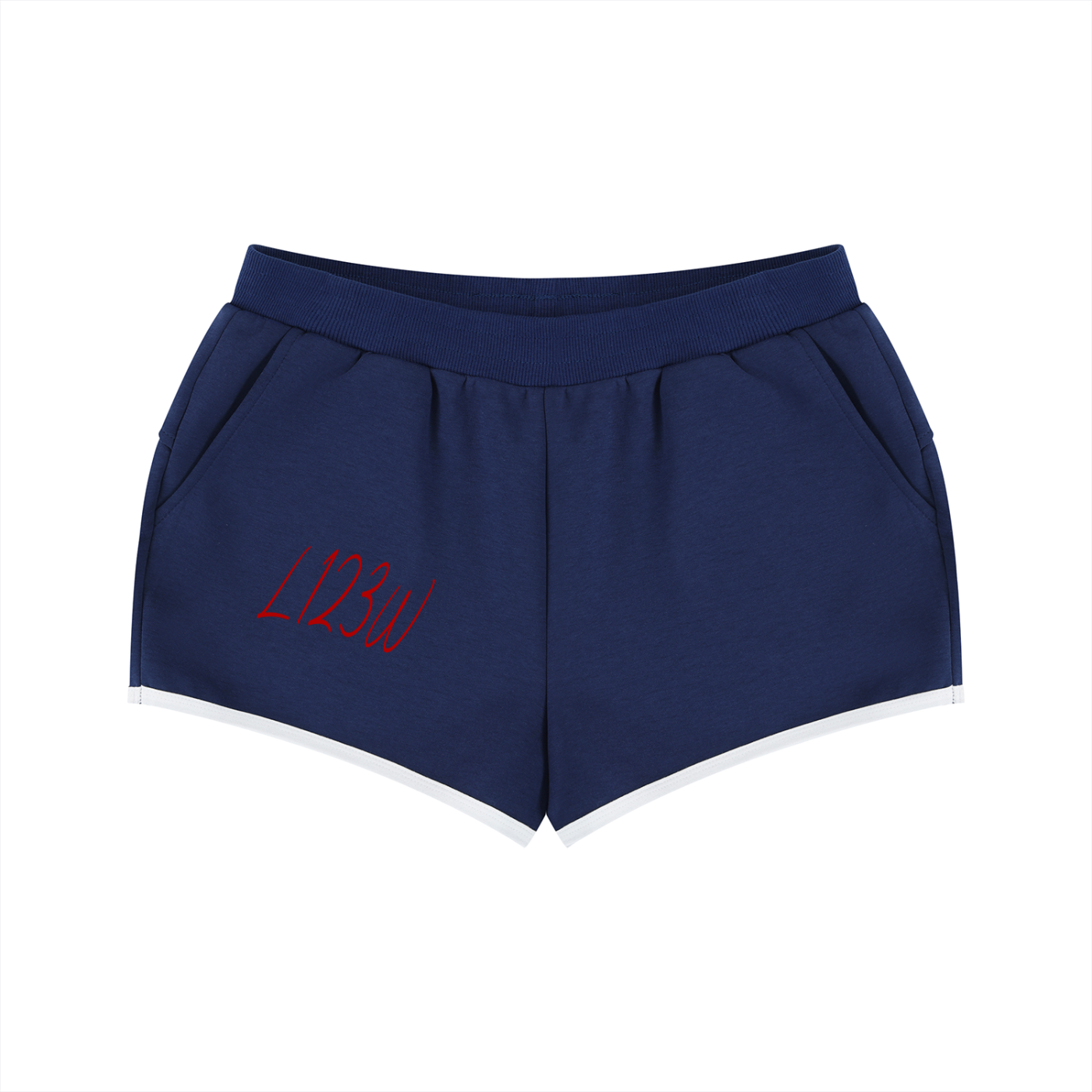 Women's Retro Contrast Binding Shorts