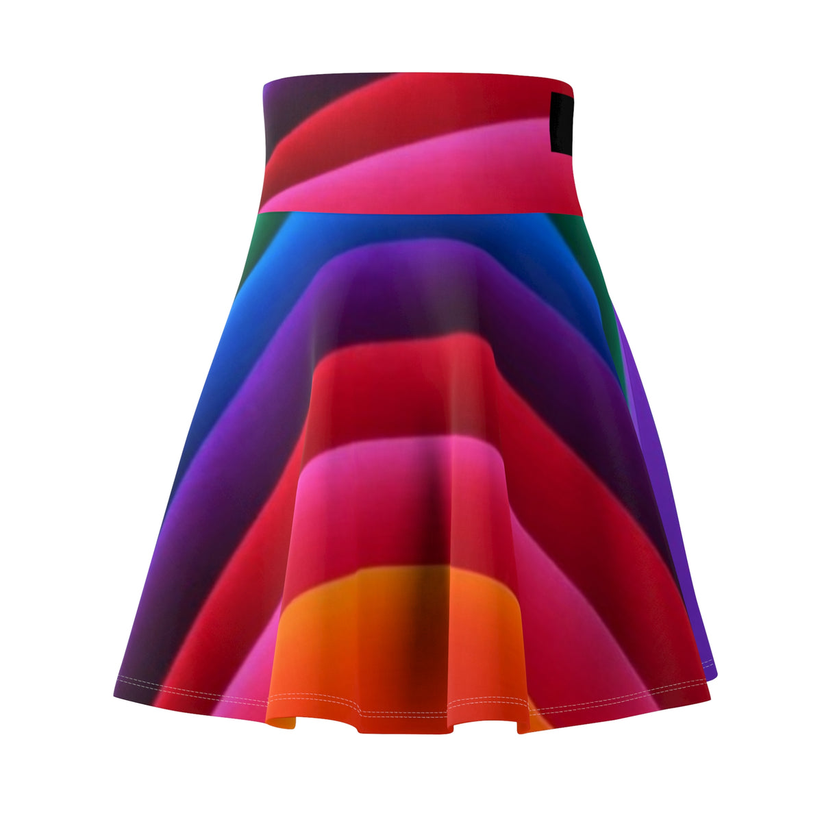 LW 123 Rainbow Wave Skater Skirt