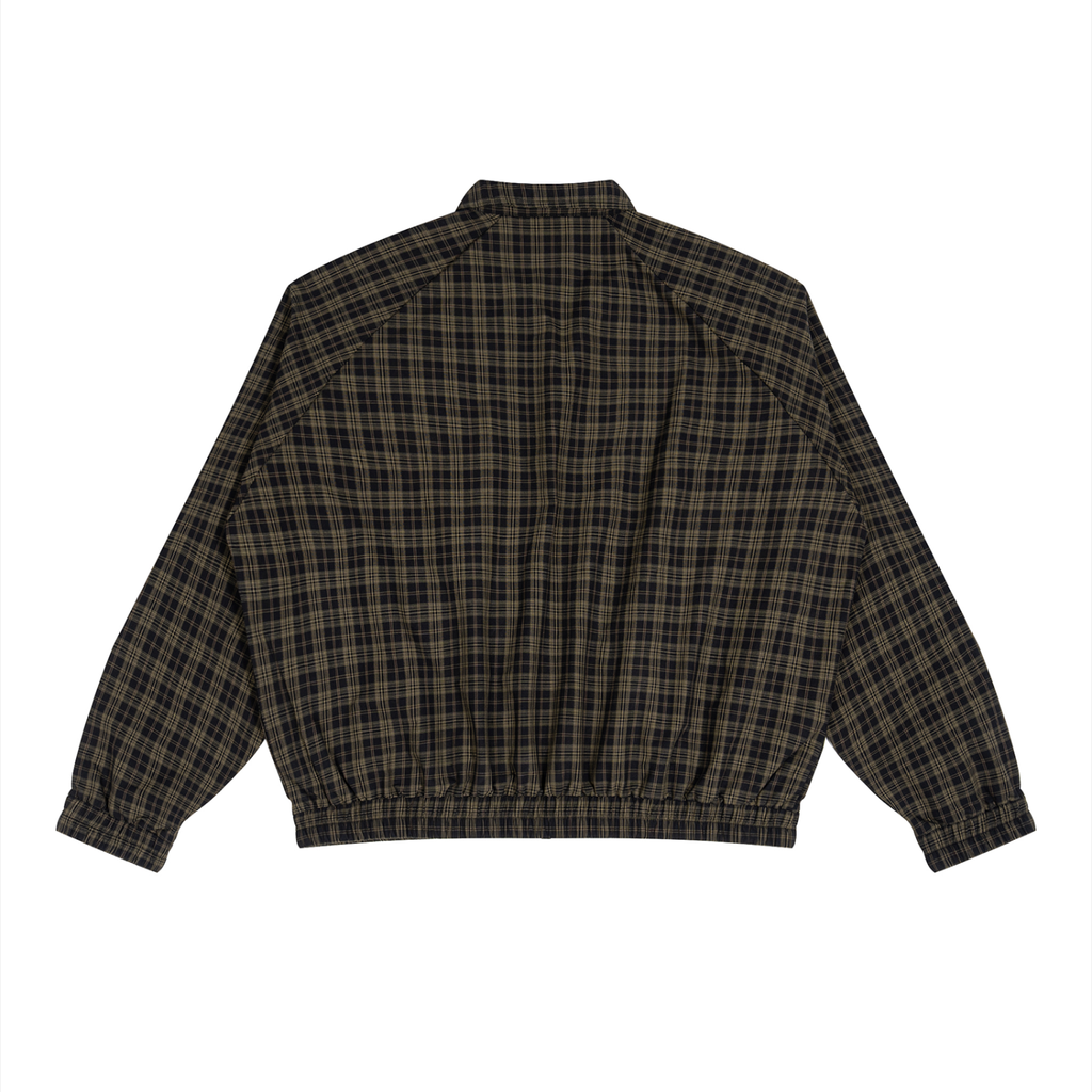 LW 123 Plaid Full-Zip Track Jacket