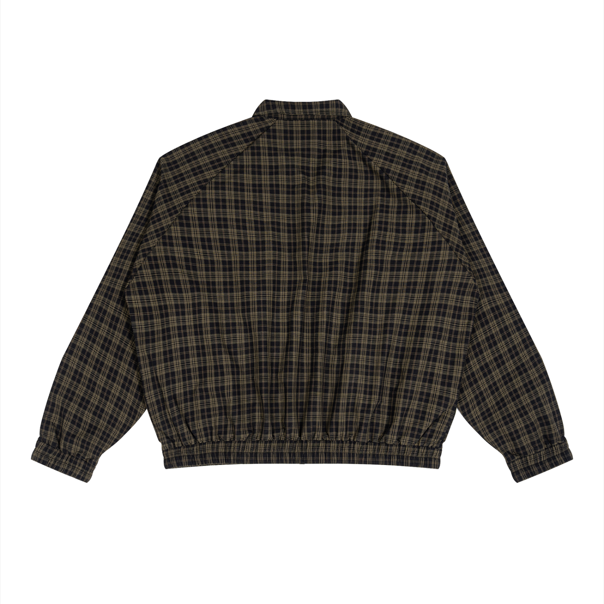 LW 123 Plaid Full-Zip Track Jacket