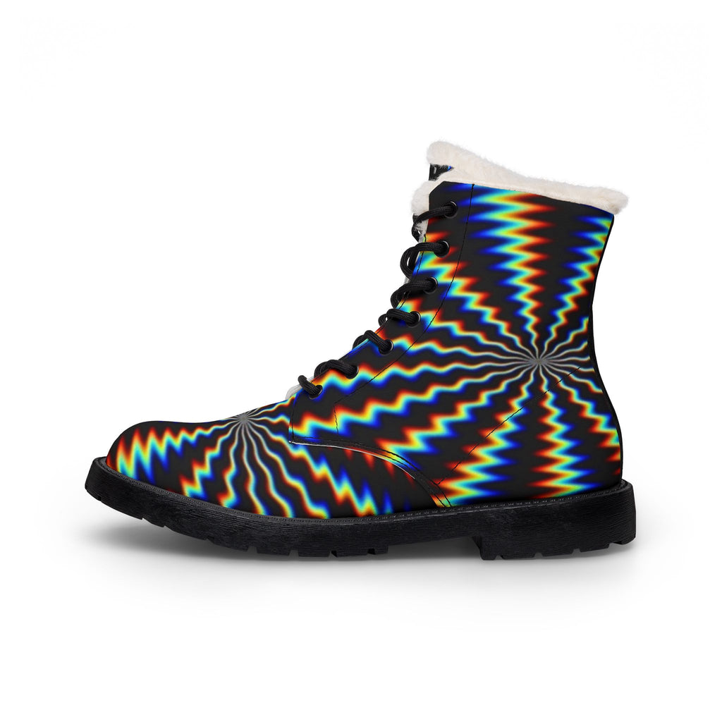 LW 123 Psychedelic Fur Leather Women's Boots