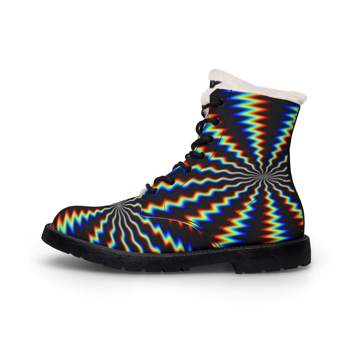 LW 123 Psychedelic Fur Leather Women's Boots
