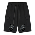 Unisex Drawstring Cargo Shorts