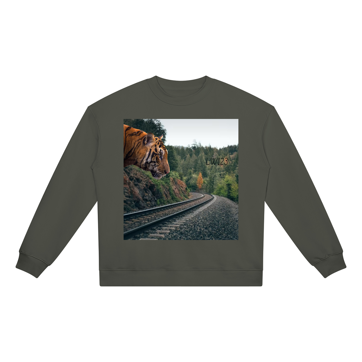 LW 123  Heavyweight Crewneck Sweatshirt