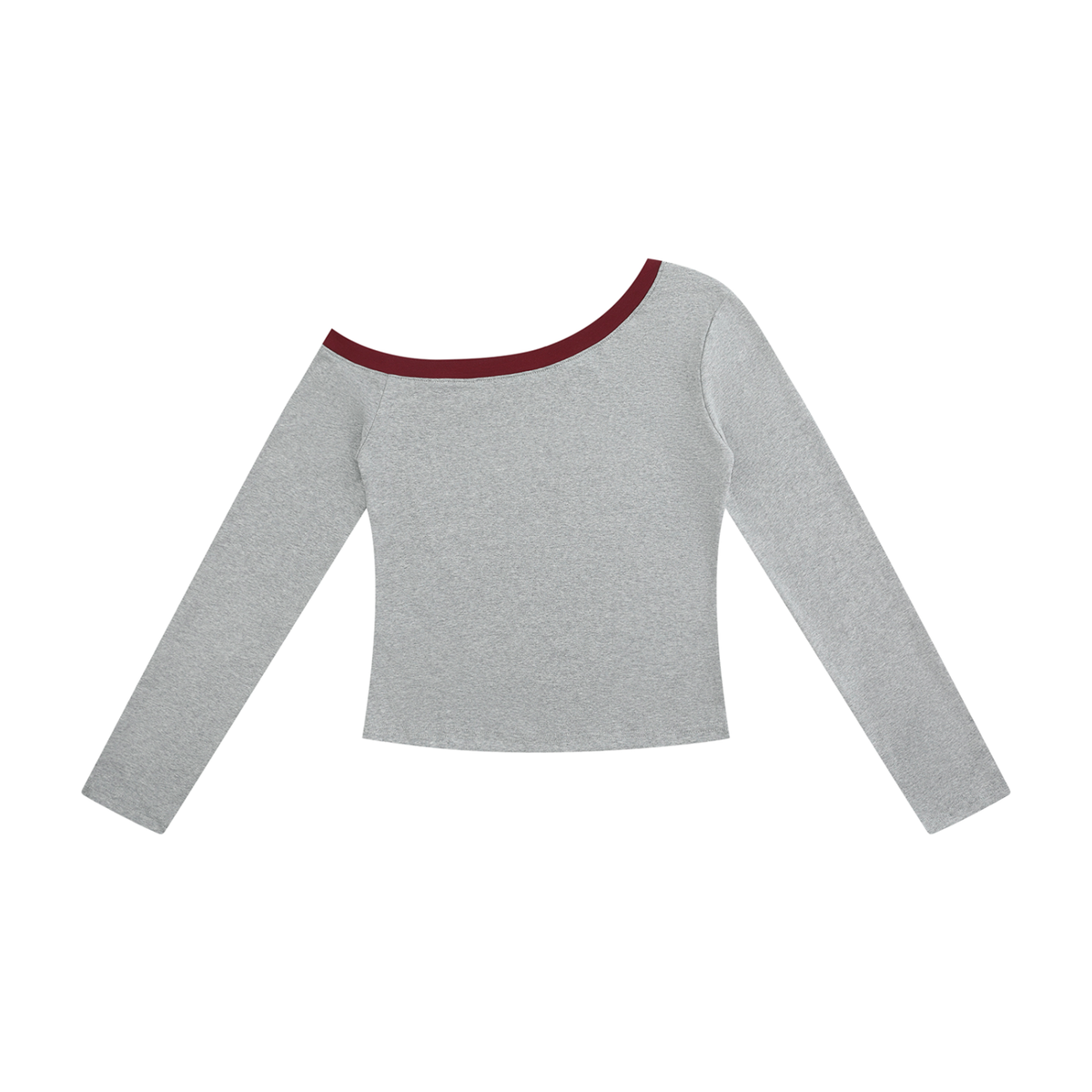 LW 123 Women’s Color Block Off-the-Shoulder T-Shirt