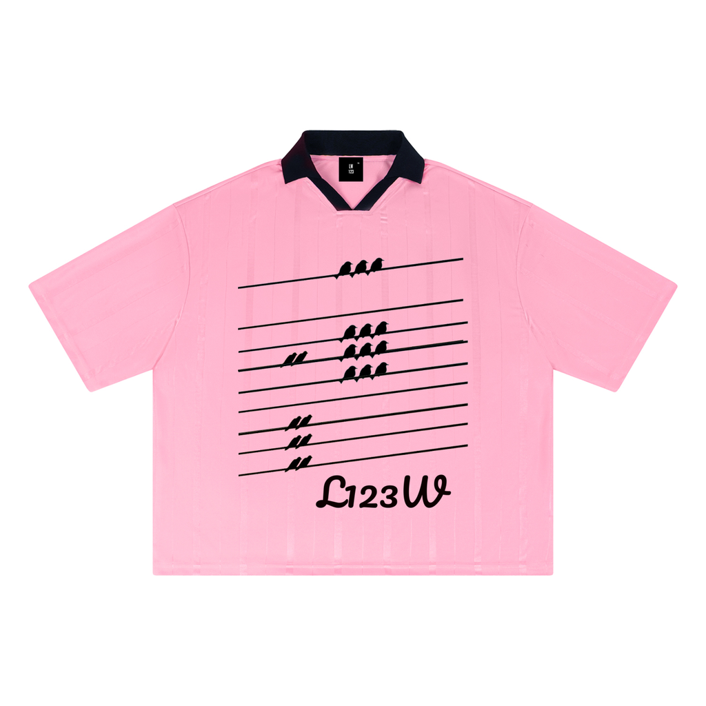 Unisex Striped Boxy Soccer Jersey