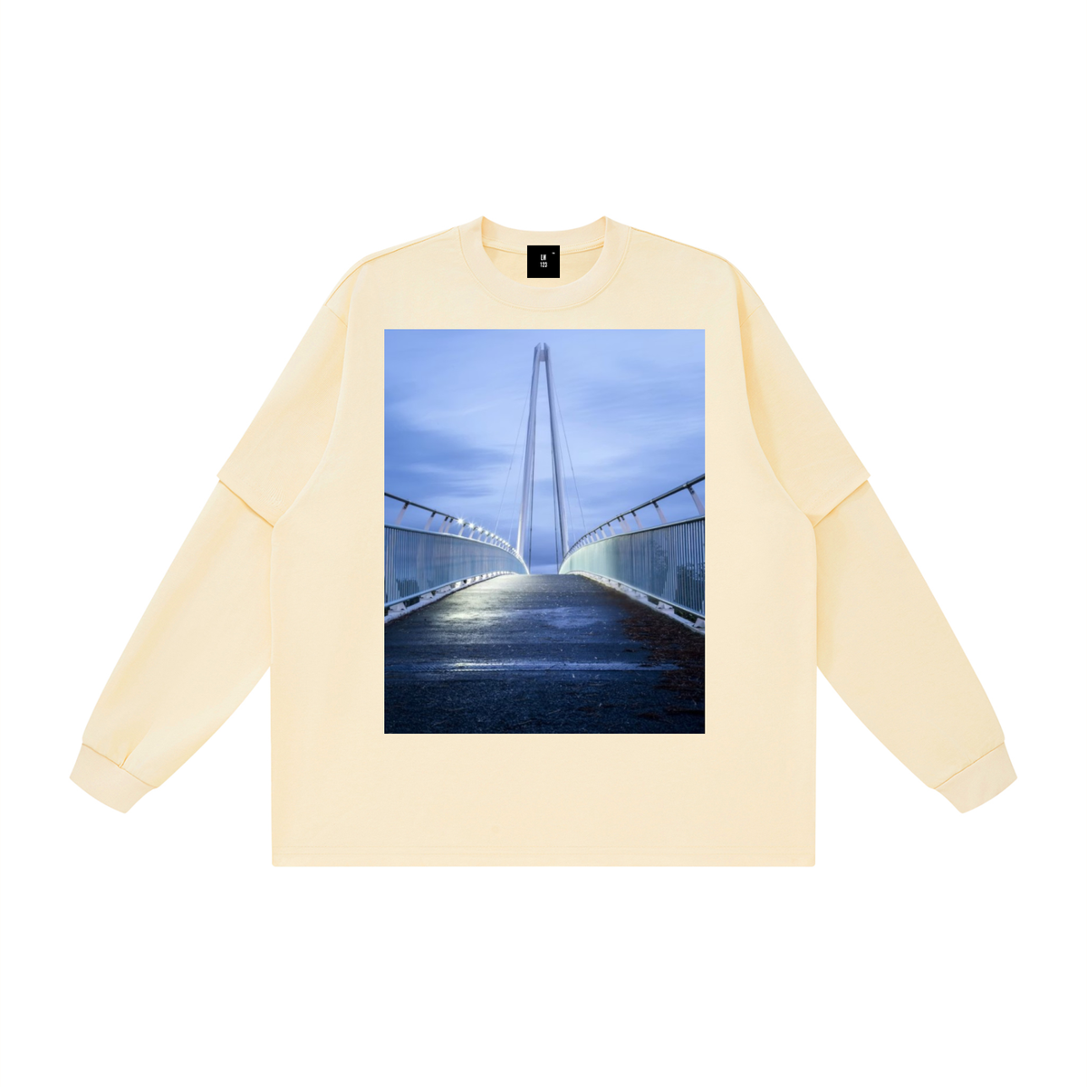 LW 123  Layered Oversized T-Shirt