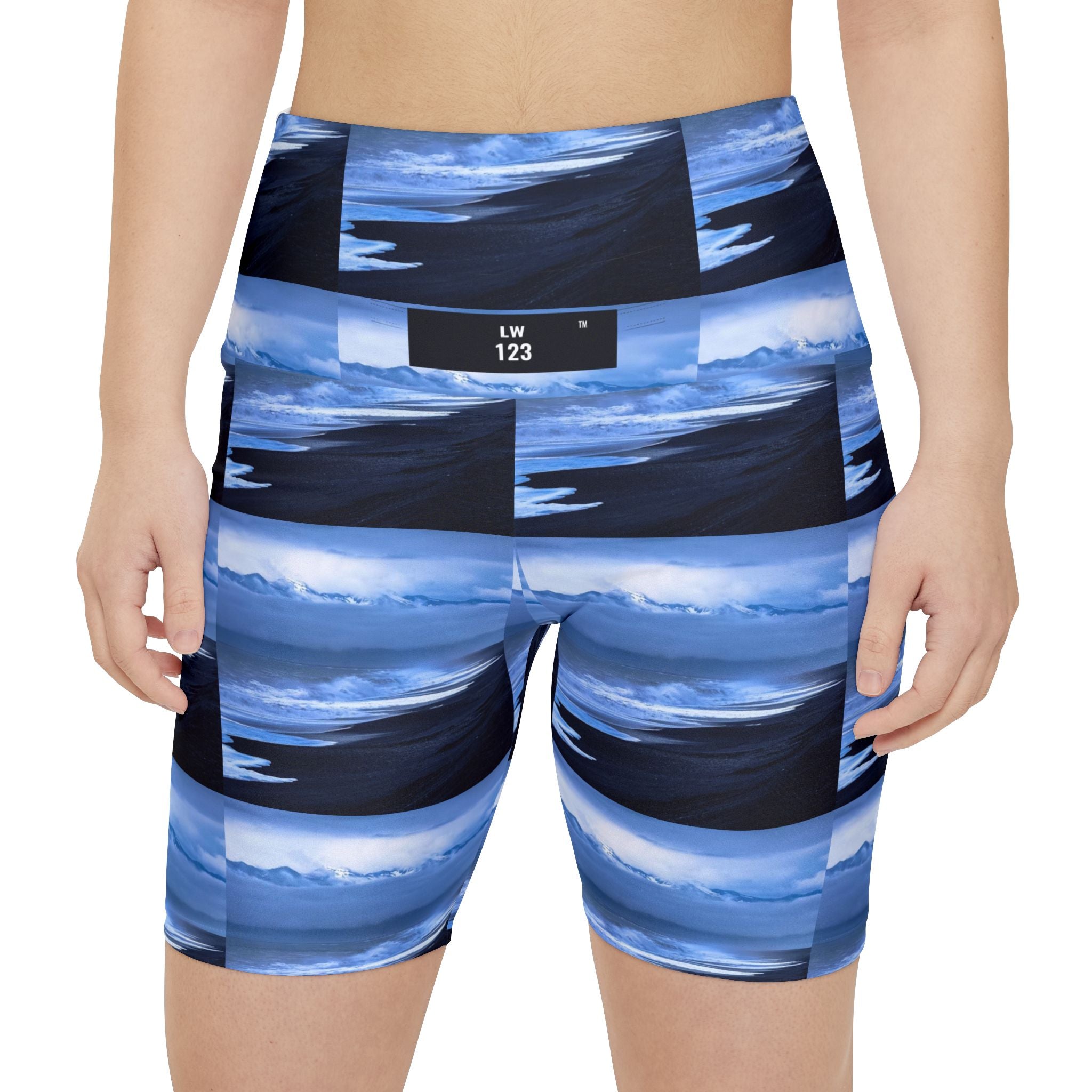 LW 123 Women's Workout Shorts (AOP)