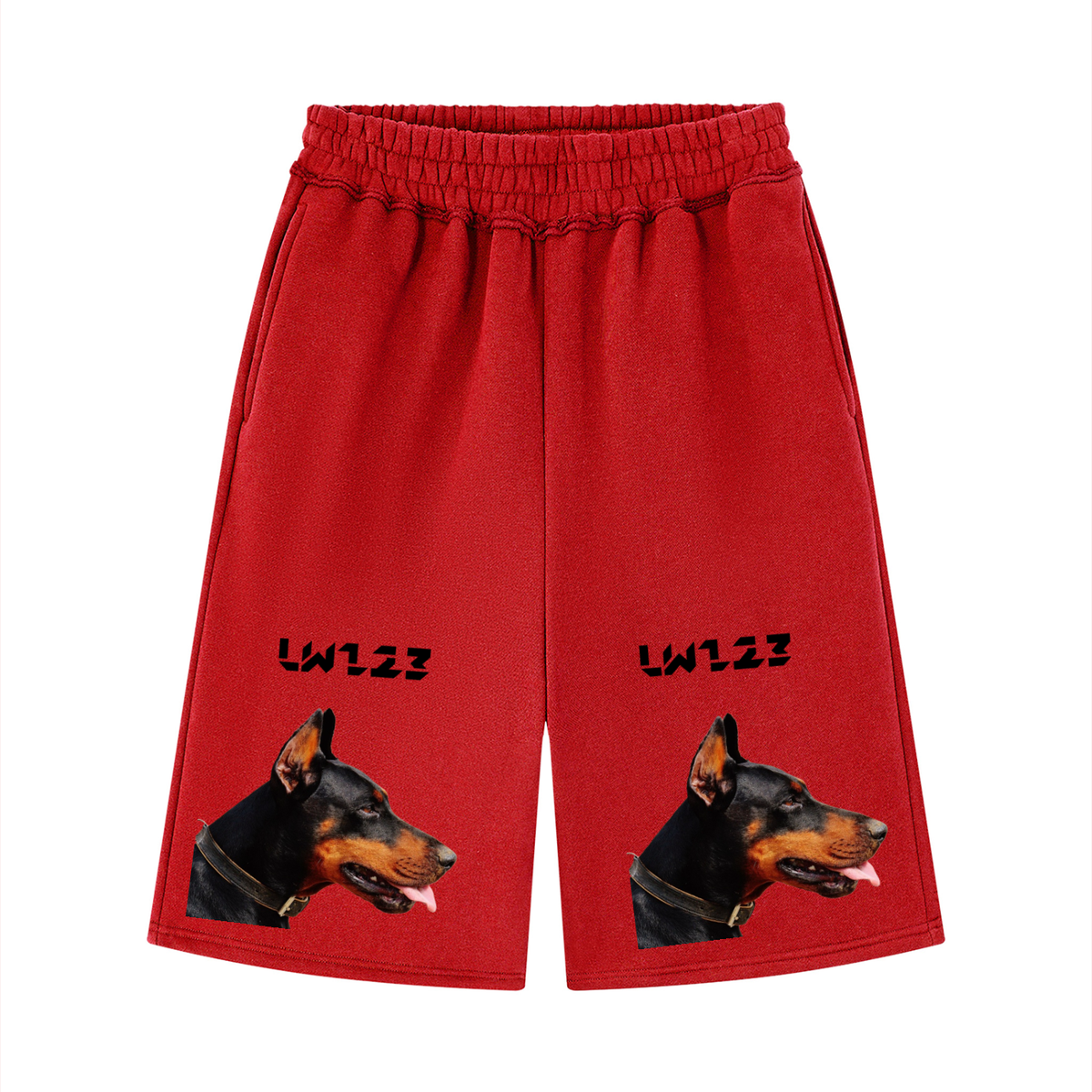 LW 123 Raw Edge Fleece Shorts