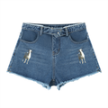 LW 123  High Rise Denim Shorts