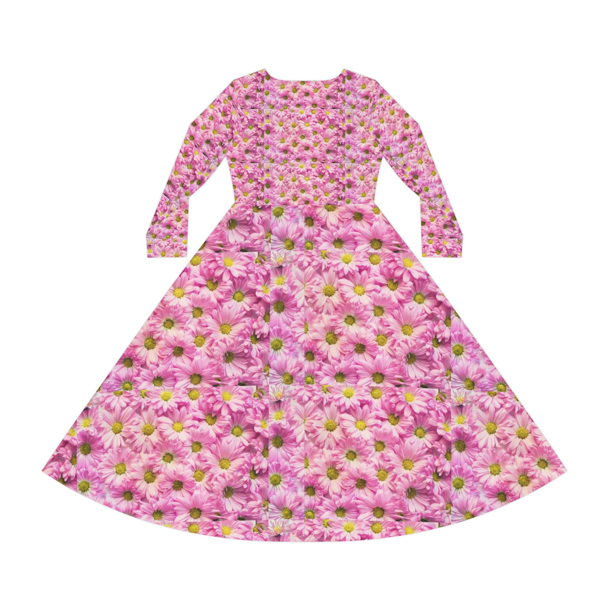LW 123 Women's Long Sleeve Dance Dress (AOP)