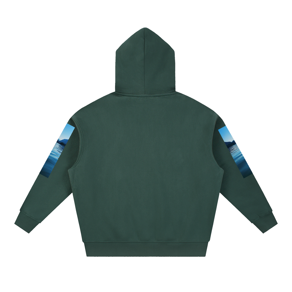 LW 123 Oversized Boxy Fit Fleece Hoodie