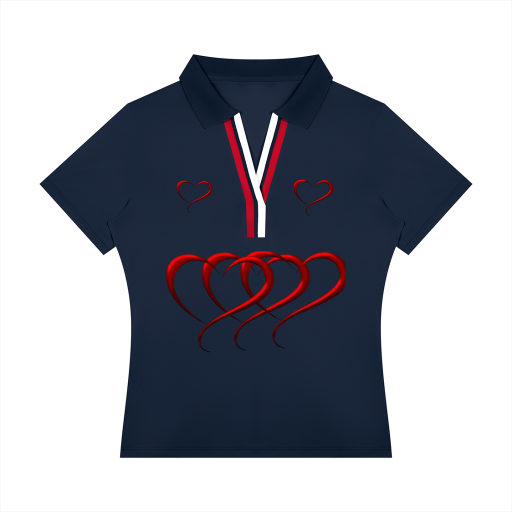 LW 123 Women’s Color Block Polo Shirt